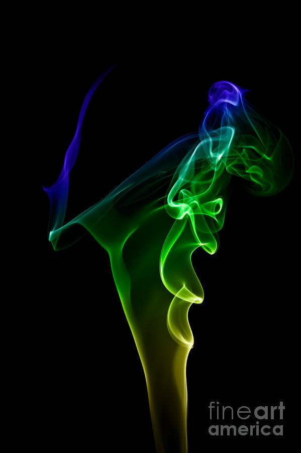Abstract Photograph - smoke XIV by Joerg Lingnau