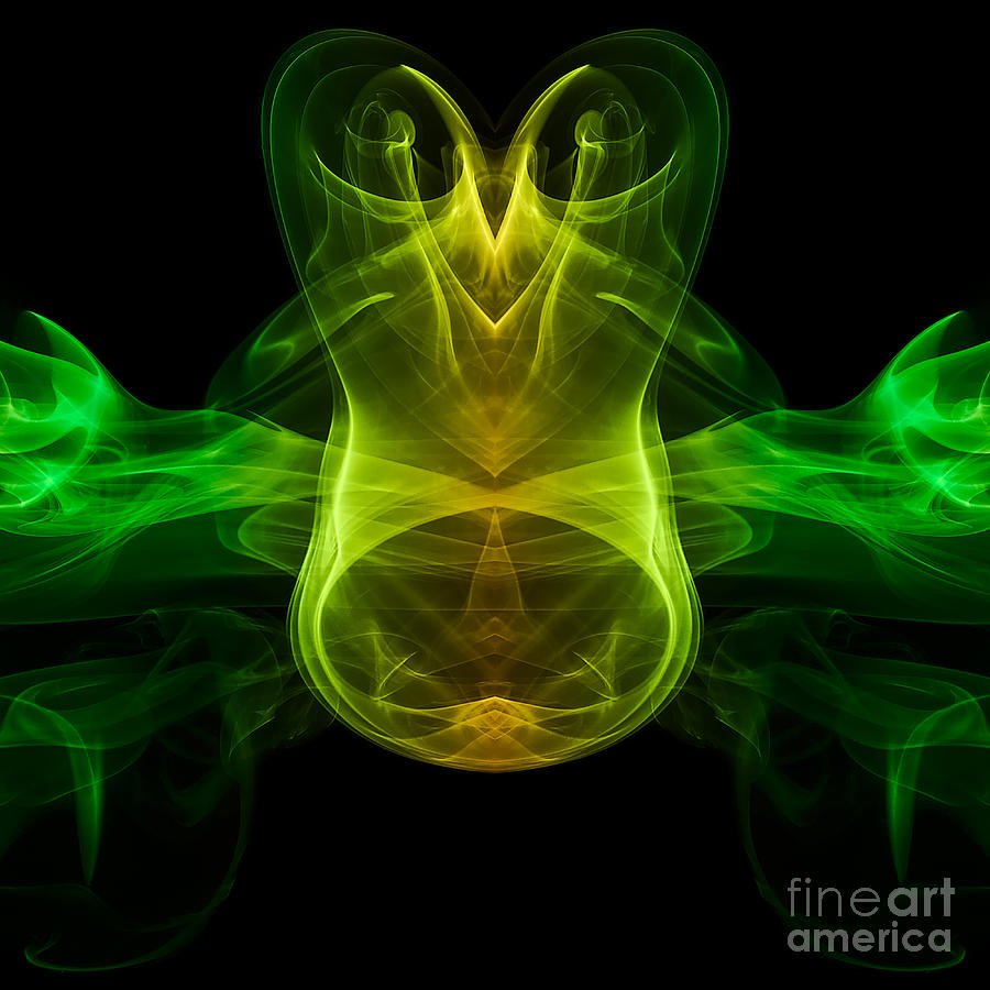 Abstract Photograph - smoke XXVIII mb2 by Joerg Lingnau