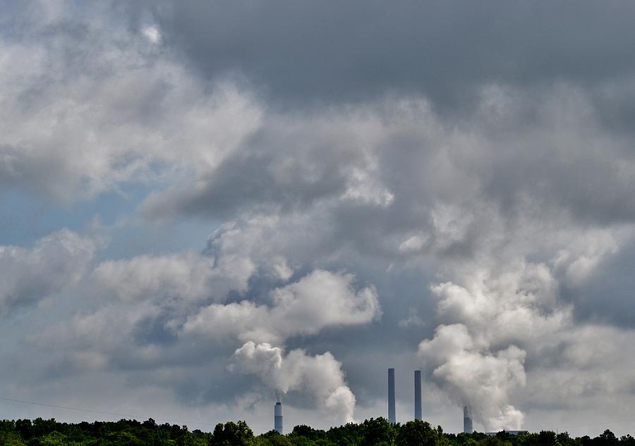 Smokestack Clouds Photograph by Eileen Brymer