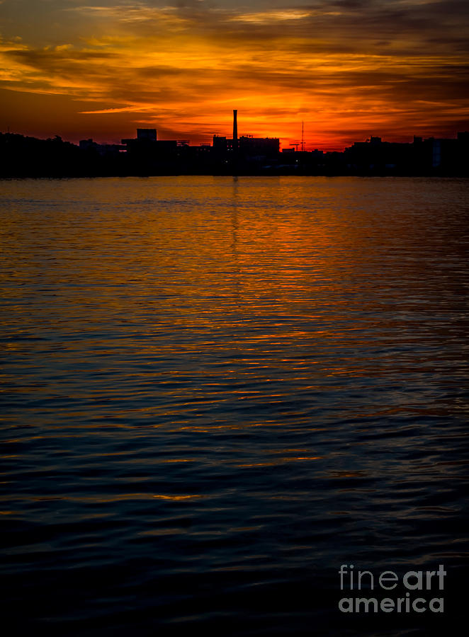 Smokestack on the Water Photograph by James Aiken