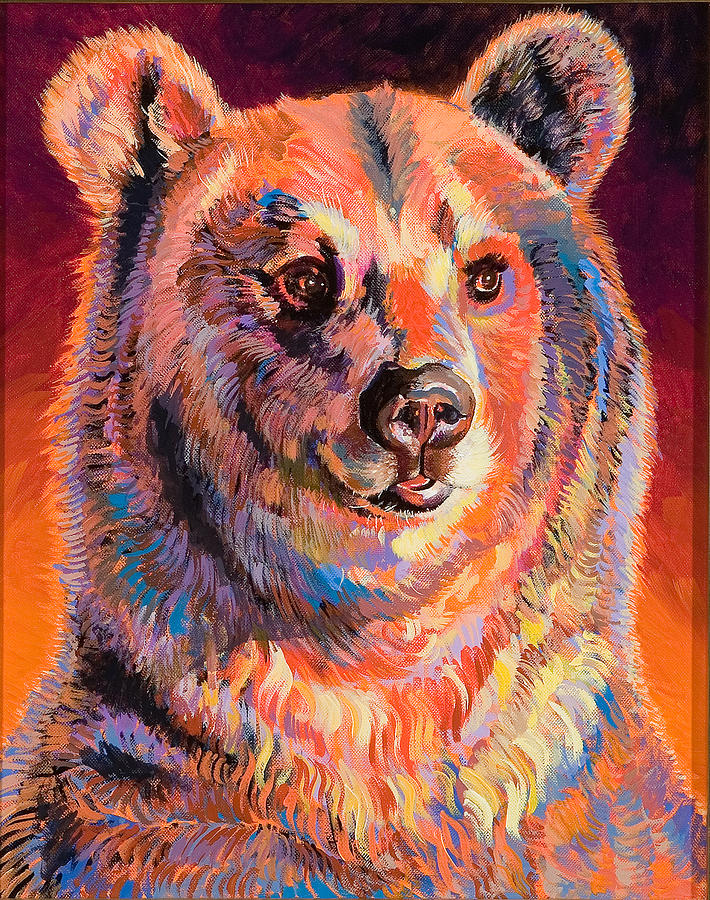 Smokey Painting by Bob Coonts