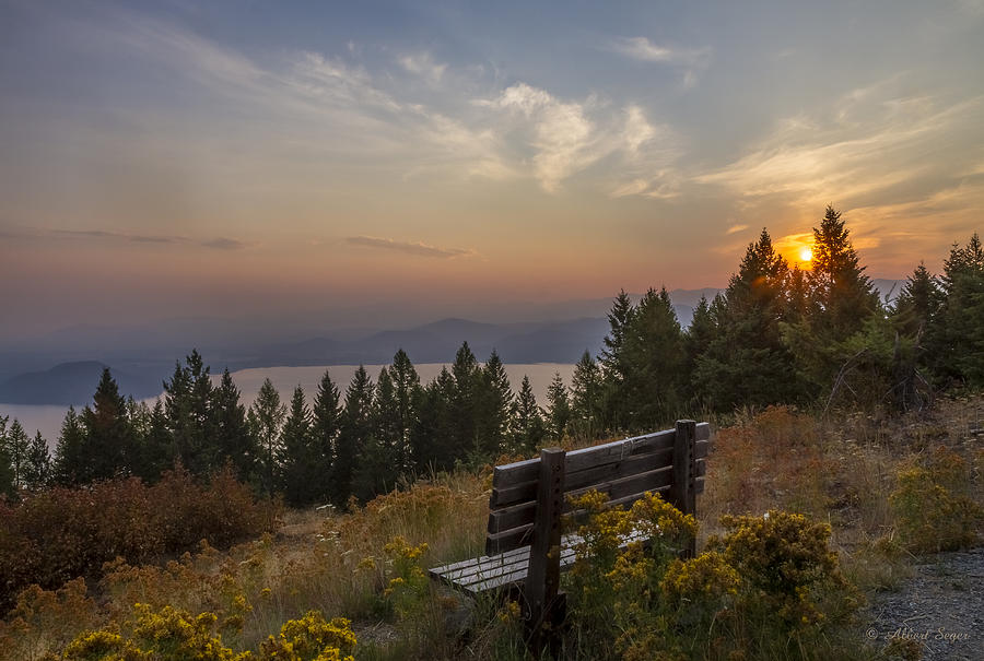 Smokey Gold Hill Sunrise Photograph by Albert Seger