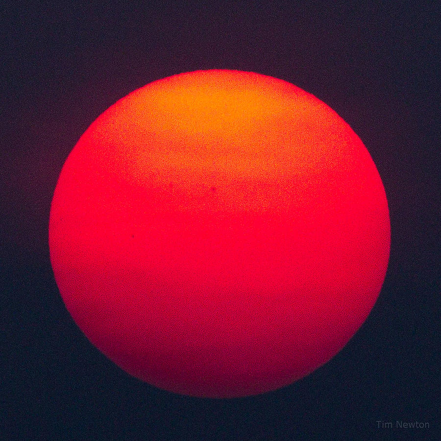 Smokey Midnight Sun Photograph by Tim Newton