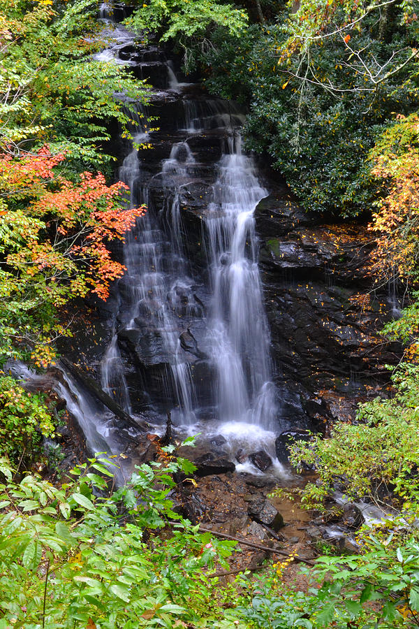 Smokey Mountain Waterfall Photograph by James Fowler - Fine Art America