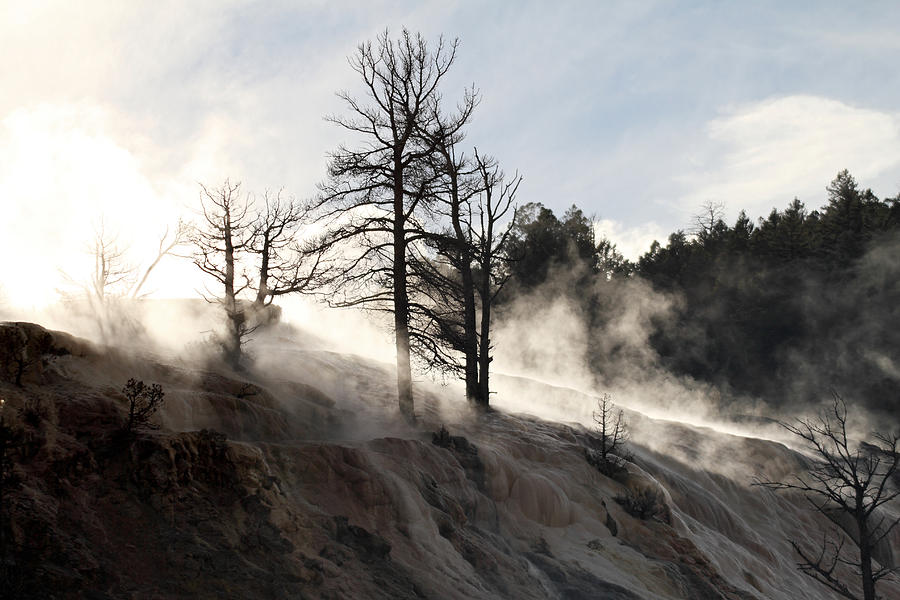 Smokey mountain Yellowstone Photograph by Pierre Leclerc Photography