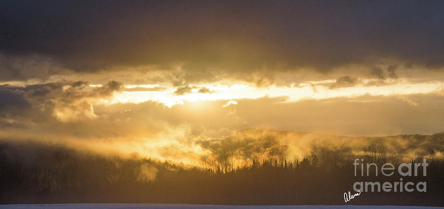 Smokey Sunset Photograph by Alana Ranney