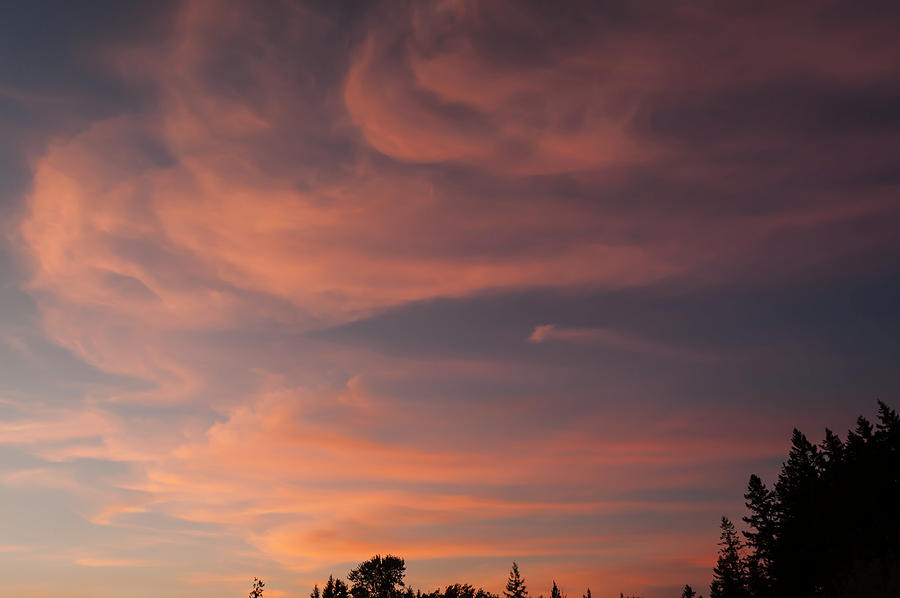 Smokey Sunset Photograph