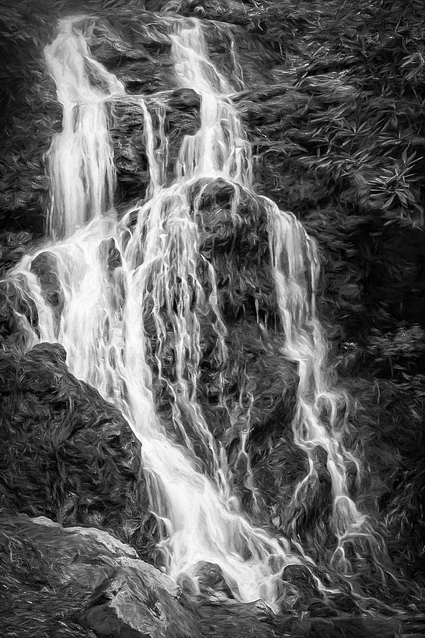 Smokey Waterfall II Digital Art by Jon Glaser