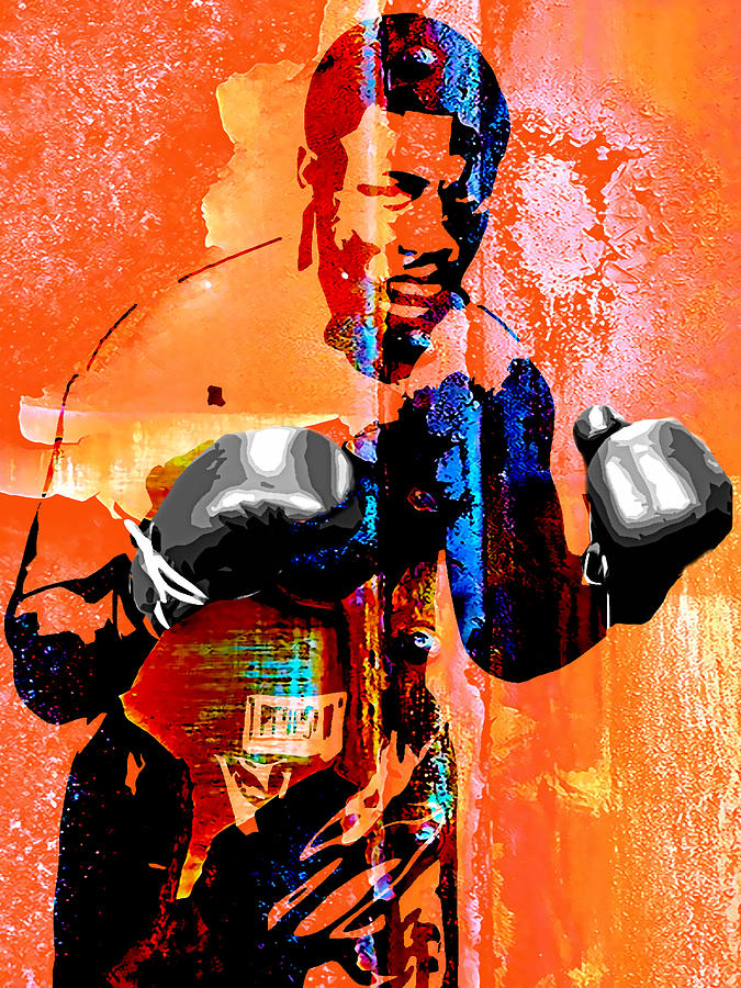 Vintage Mixed Media - Smokin Joe Frazier Collection by Marvin Blaine
