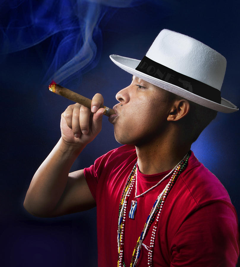 Smoking Cuban cigars Photograph by Jose Tabares - Pixels