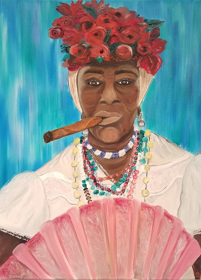 Smoking Day Painting by Misti Feliciano - Fine Art America