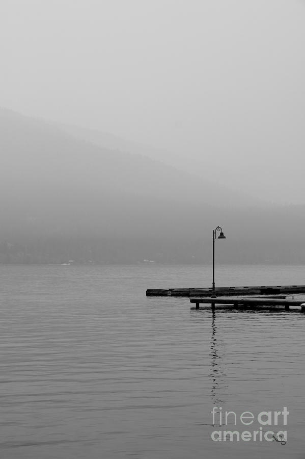 Flathead Lake Photograph - Smoky Beacon by Nelson Smith