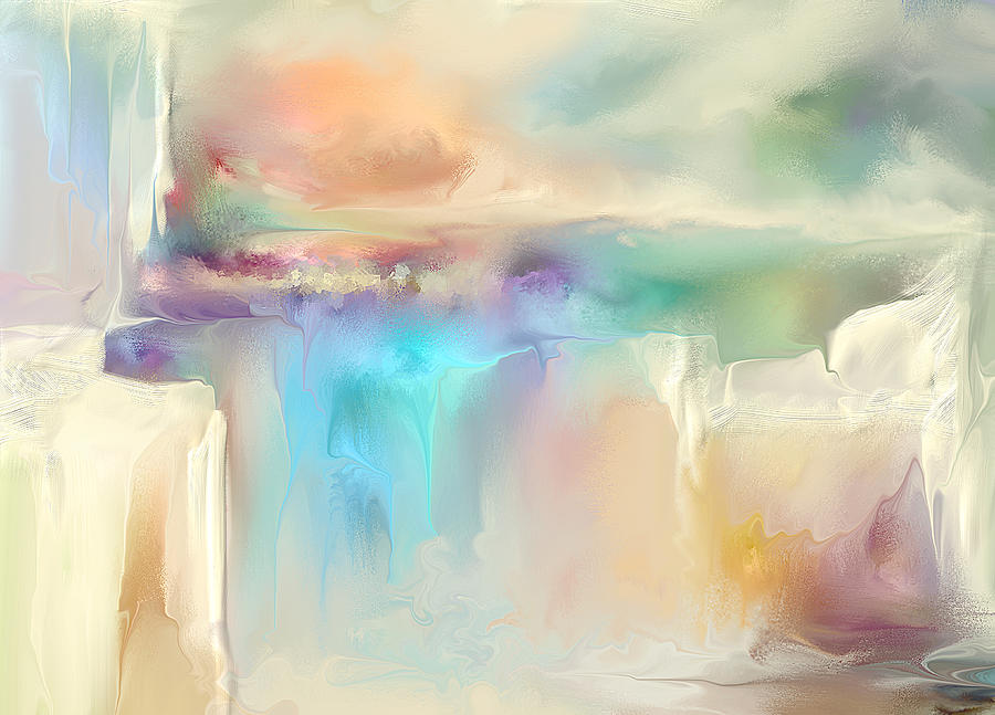 Smoky Falls Painting by Davina Nicholas
