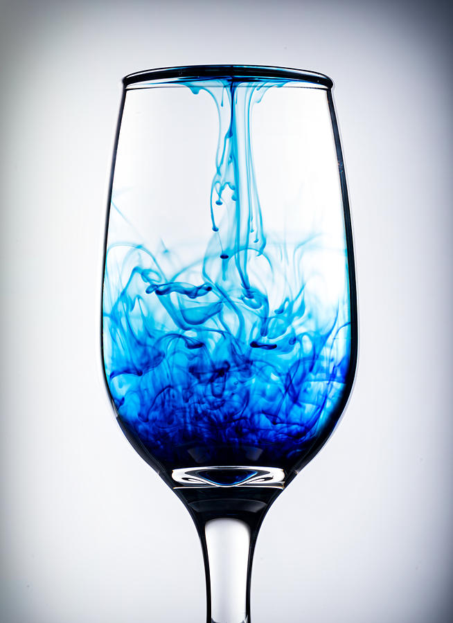 Smoky Glass- Blue Photograph by Matt Hammerstein