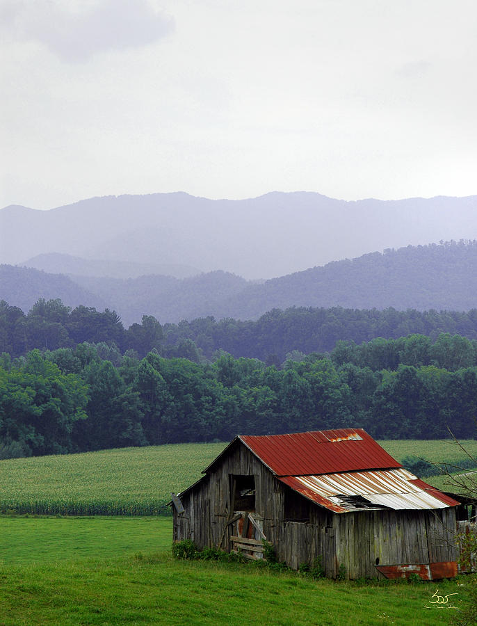 Smoky Mountain Barn Photograph by Sam Davis Johnson