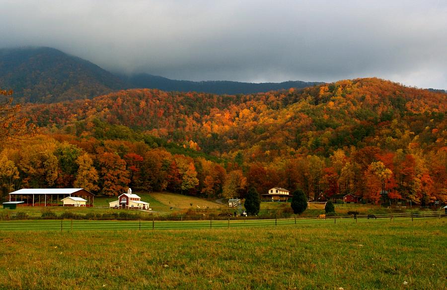 Smoky mountain fall Photograph by John Prickett - Fine Art America