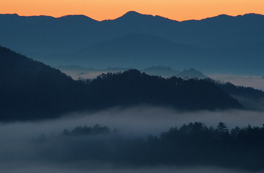 Smoky Mountain Sunrise Photograph by Ted Keller