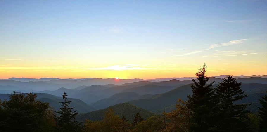 Smoky Mountain Sunset Photograph