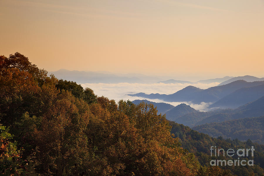 Smoky Mountain Sunset Photograph by Jill Lang