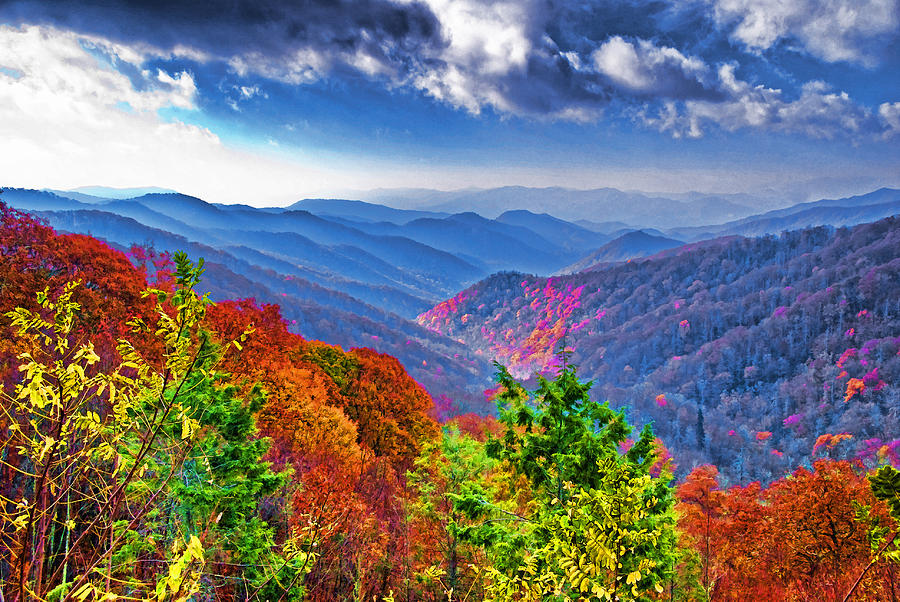 Smoky Mountain Vista Photograph by Dennis Cox