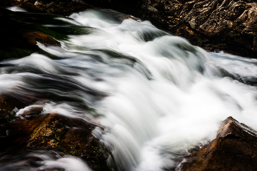 Smoky Mountain Waterfall Photograph by Jay Stockhaus