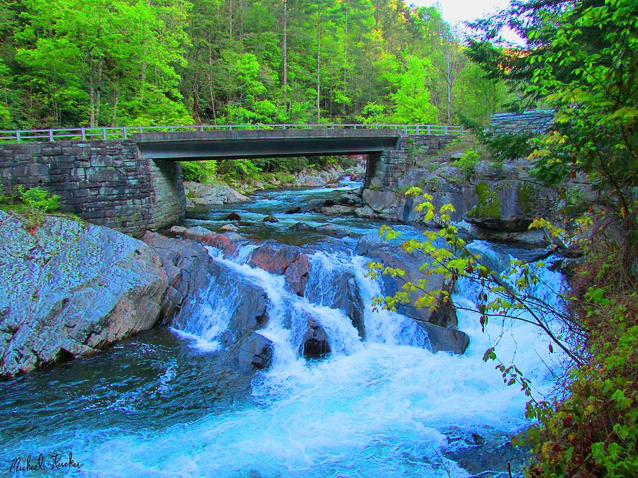 Smoky Mountains Stream Photograph by Michael Rucker