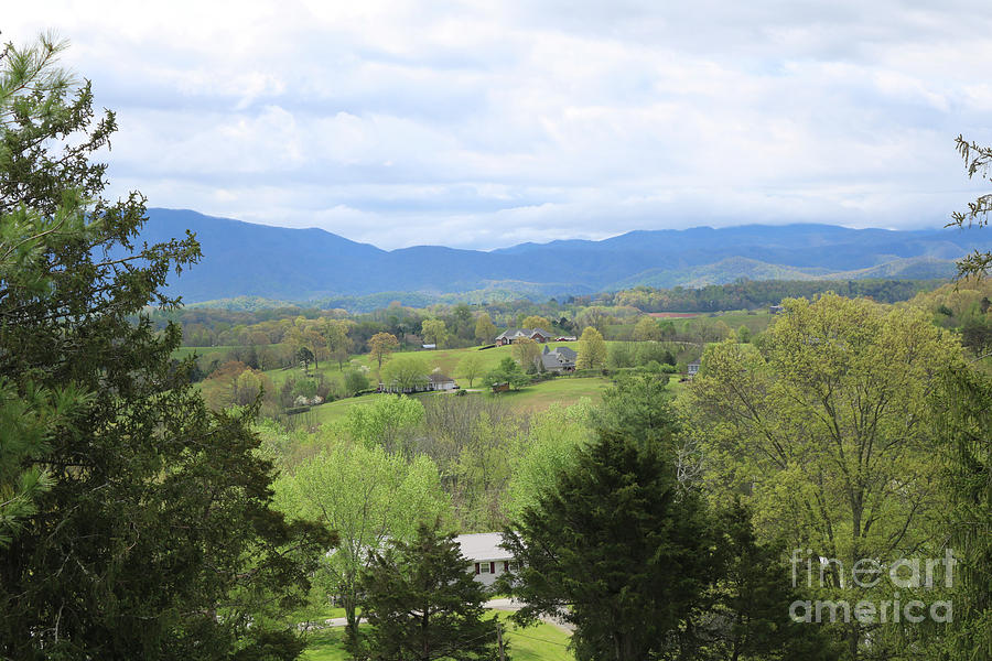 Smoky Mountains Valley In Springtime Photograph