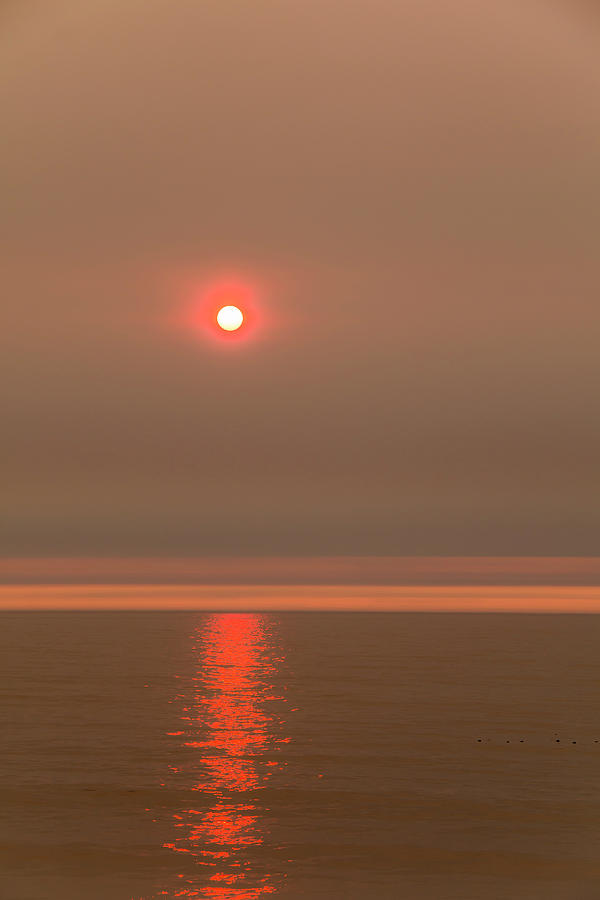 Smoky Sundown 0837 Photograph by Kristina Rinell