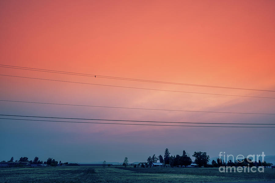 Smoky Sunset in Idaho Photograph by Matthew Nelson