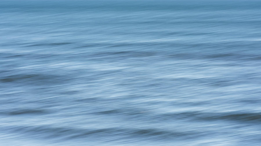 Smooth Blue Abstract Photograph by Terry DeLuco