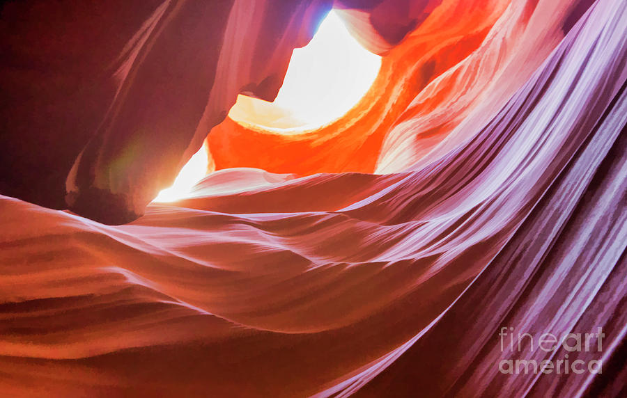 Smooth Lines Slot Canyon  Photograph by Chuck Kuhn