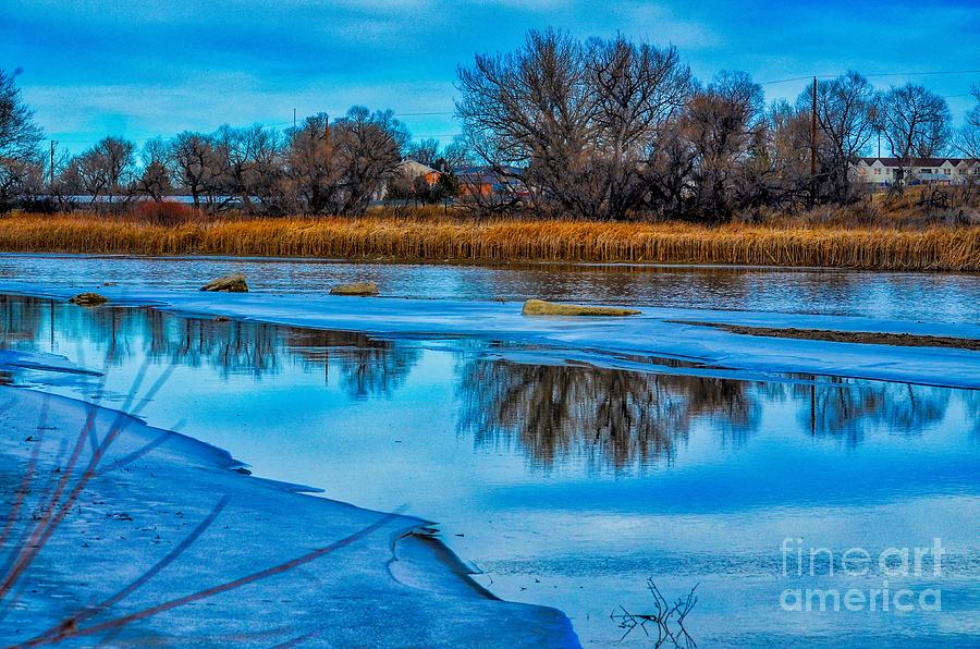 Smooth River Reflections - 