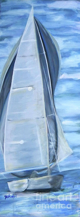 Smooth Sailing Painting by JoAnn Wheeler