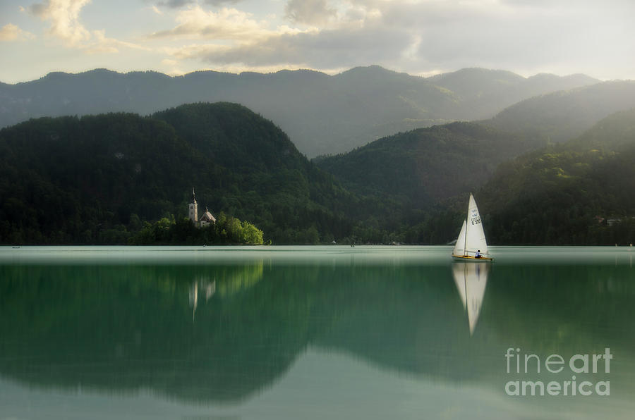 Castle Photograph - Smooth Sailing by Peng Shi