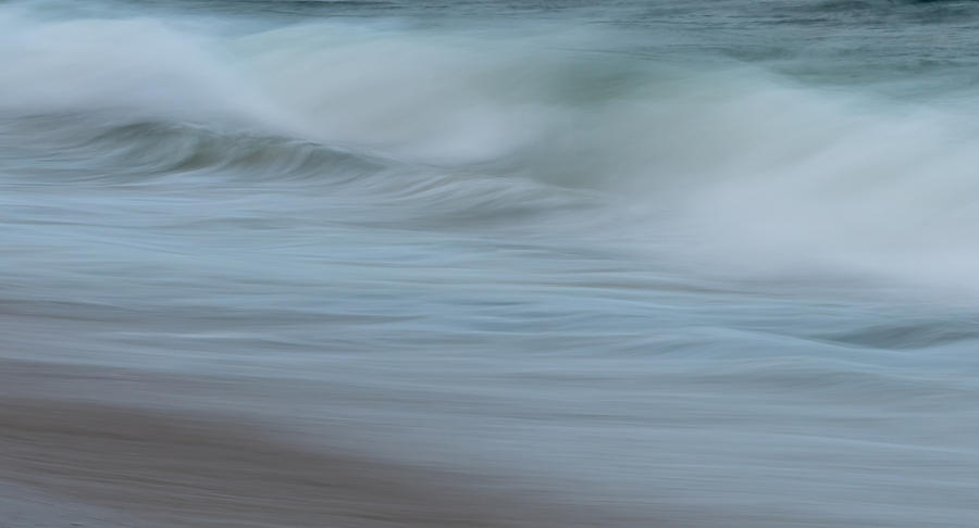 Smooth Sea Abstract New Jersey Photograph by Terry DeLuco