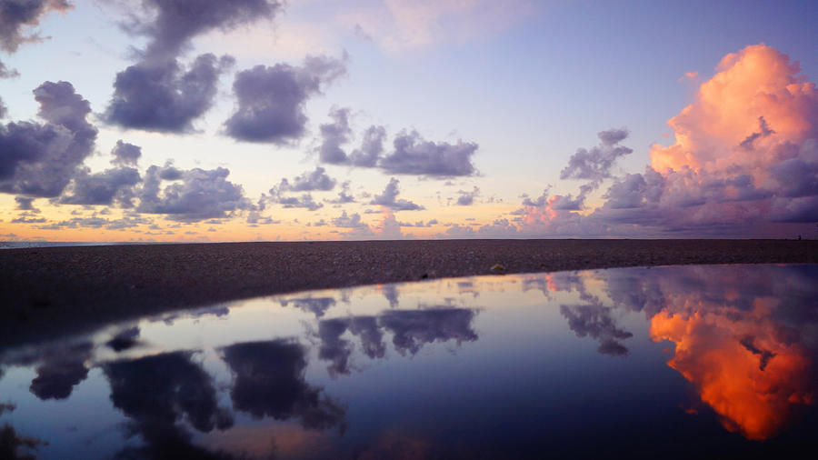 Smooth Sunrise Beach Reflection Photograph by Lawrence S Richardson Jr