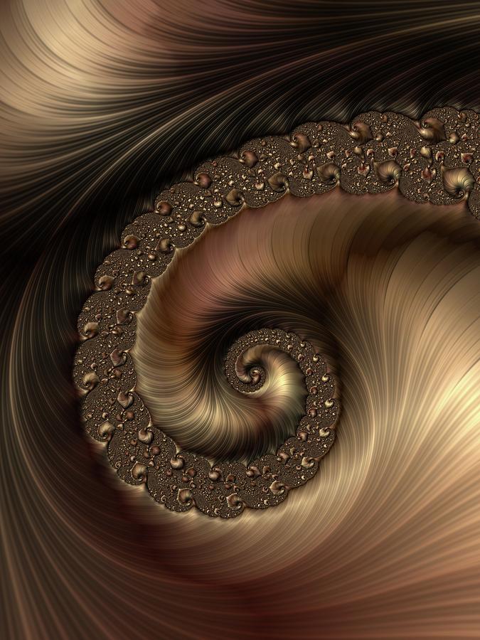 Smooth Swirl Digital Art by Amanda Moore