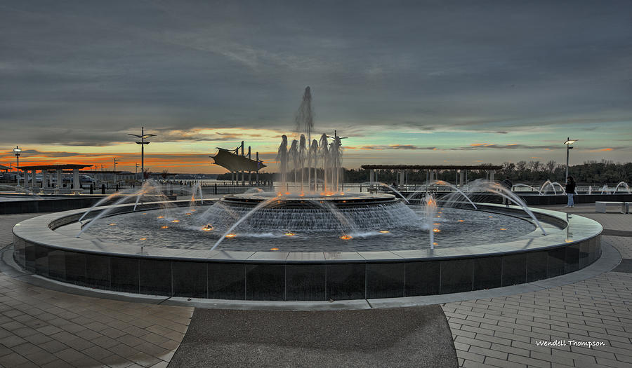 Smothers Park Fountain Photograph by Wendell Thompson