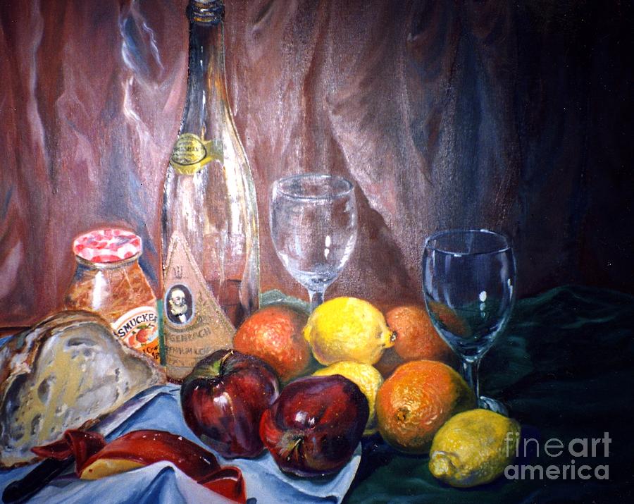 Still Life Painting - Smuckers by Yxia Olivares