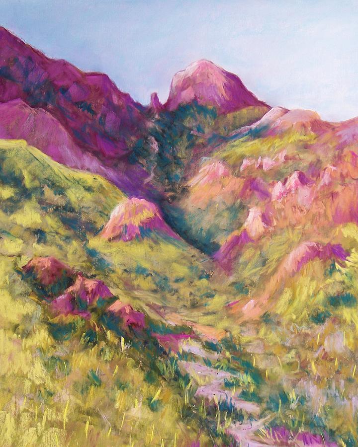 Smugglers Gap Canyon Pastel by Candy Mayer