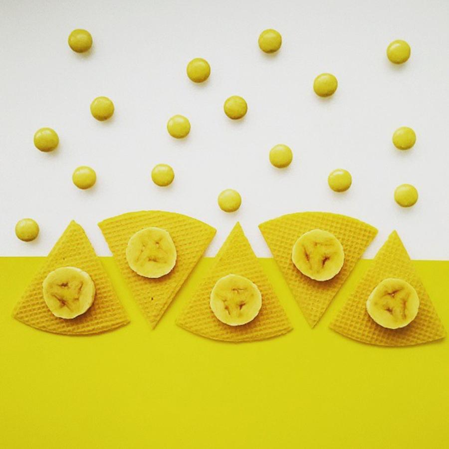 Candy Photograph - Yellow Snack by Ann Foo