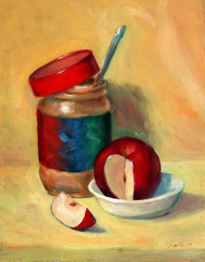Still Life Painting - Snack Time by Athena Mantle