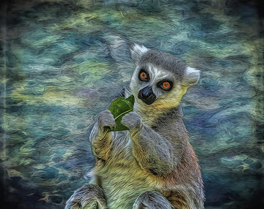 Snack Time Painted Digital Art by Judy Vincent