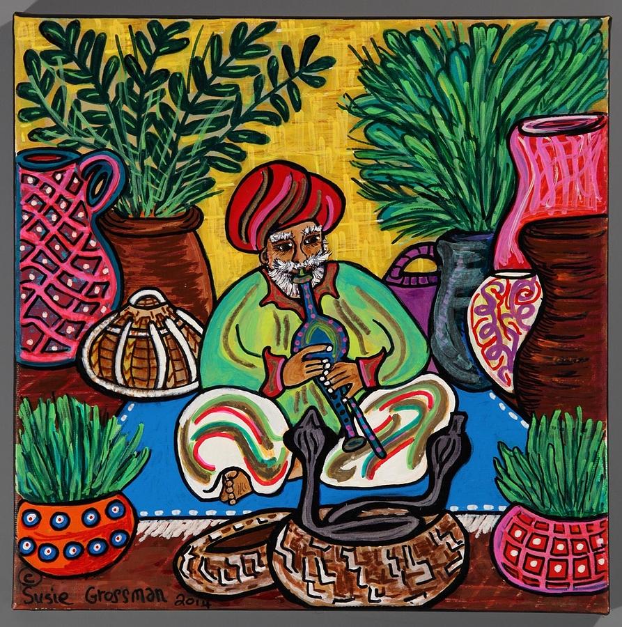 Snake Charmer Painting by Susie Grossman