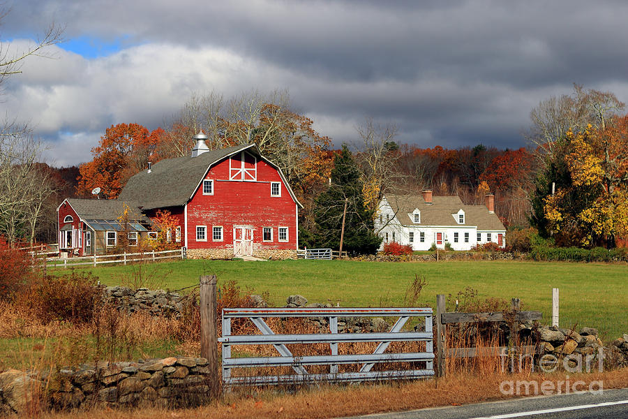 Snake Hill Road Red Barn Photograph by Jim Beckwith - Fine Art America