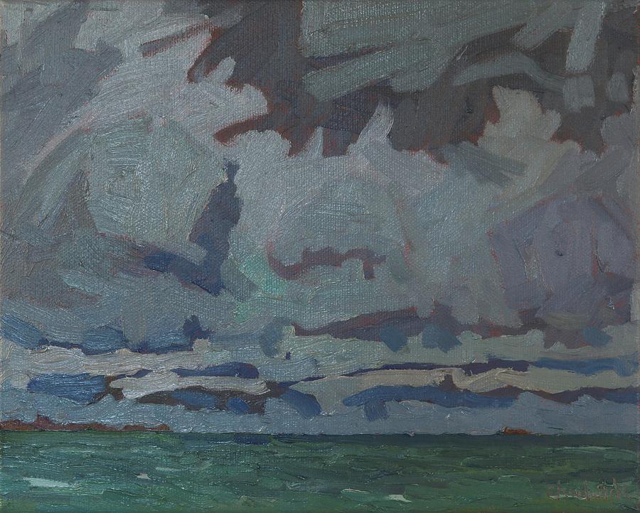 Snake Island Showers Painting by Phil Chadwick