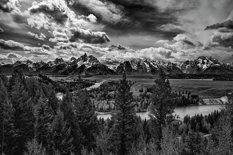 Snake River and Tetons Photograph by Michael Ash