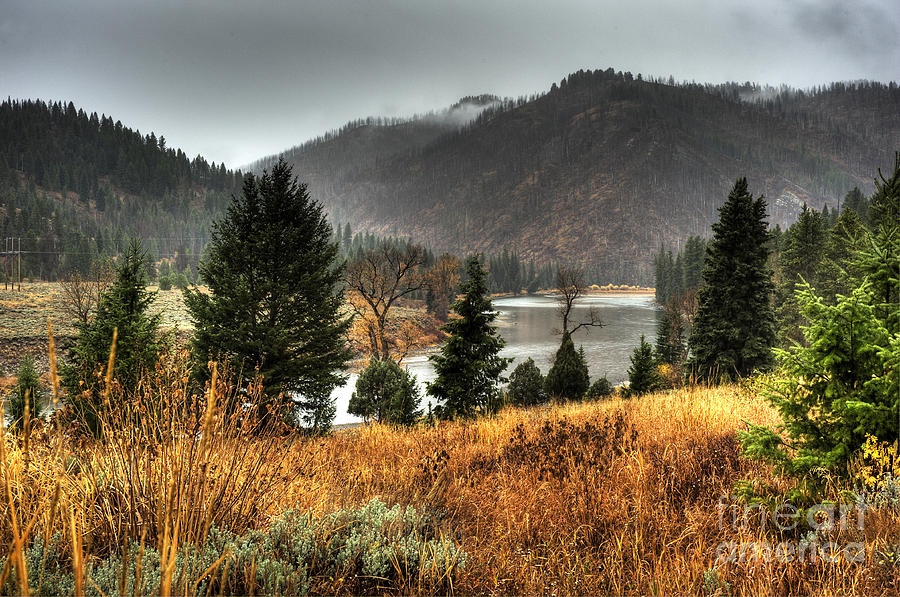 Fall Photograph - Snake River Canyon by Dennis Hammer