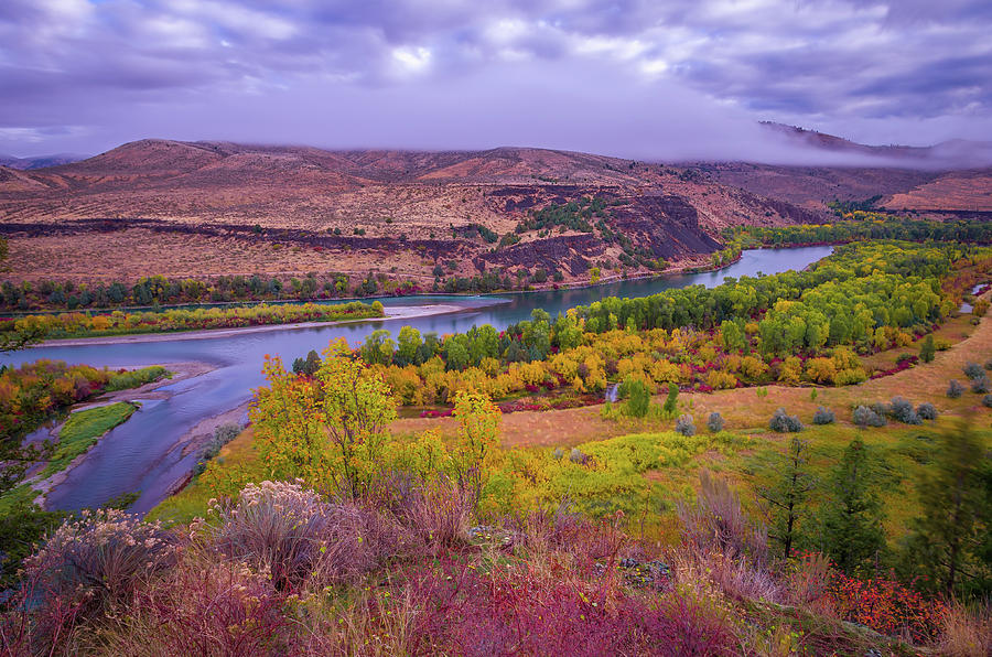 Snake River Fall Beauty  Photograph by Scott McGuire