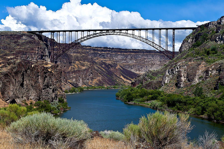 Snake River Twin Falls Id 2 Photograph by Angela Voss